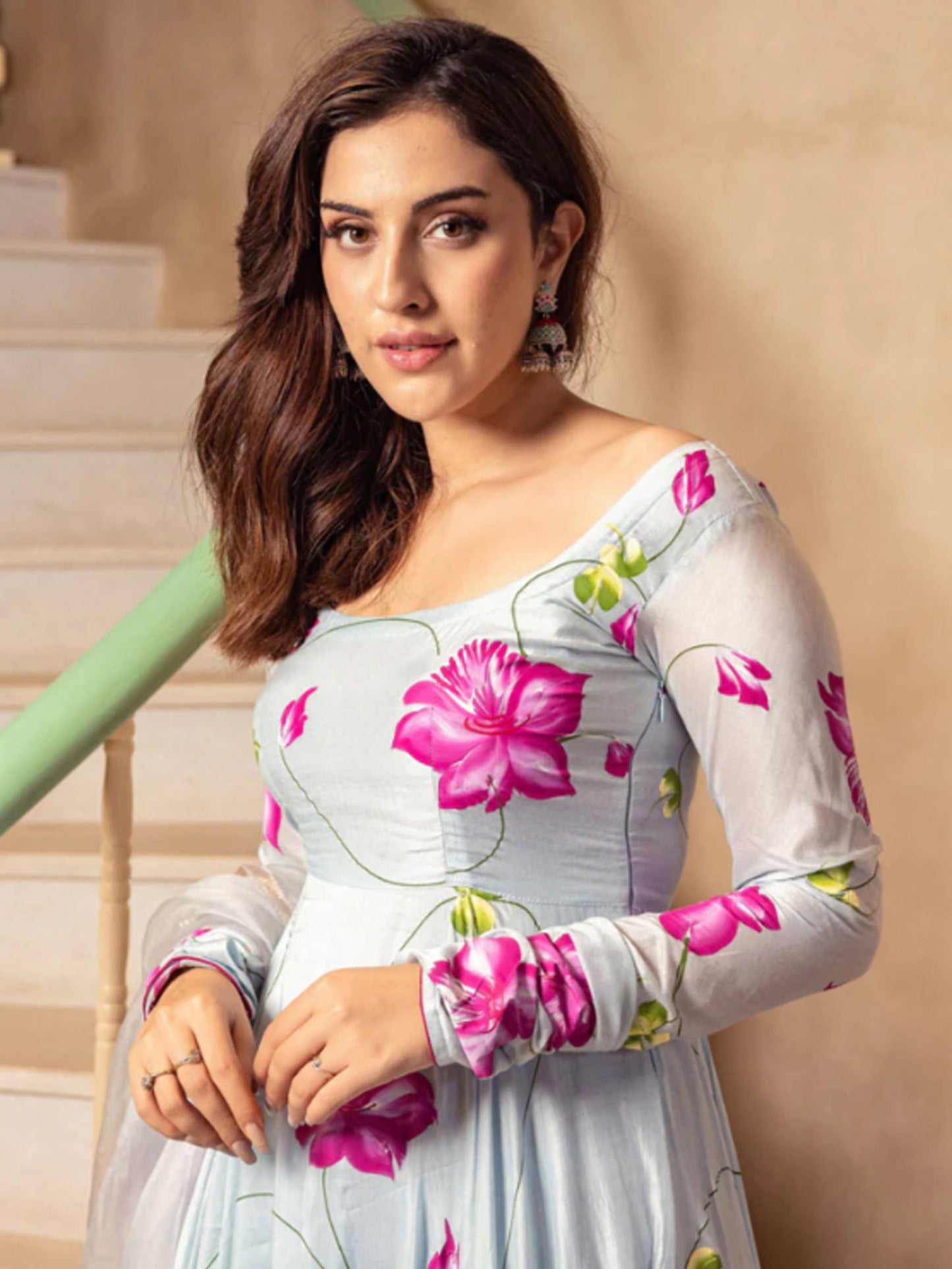 Azure Dream Handpainted Suit Set