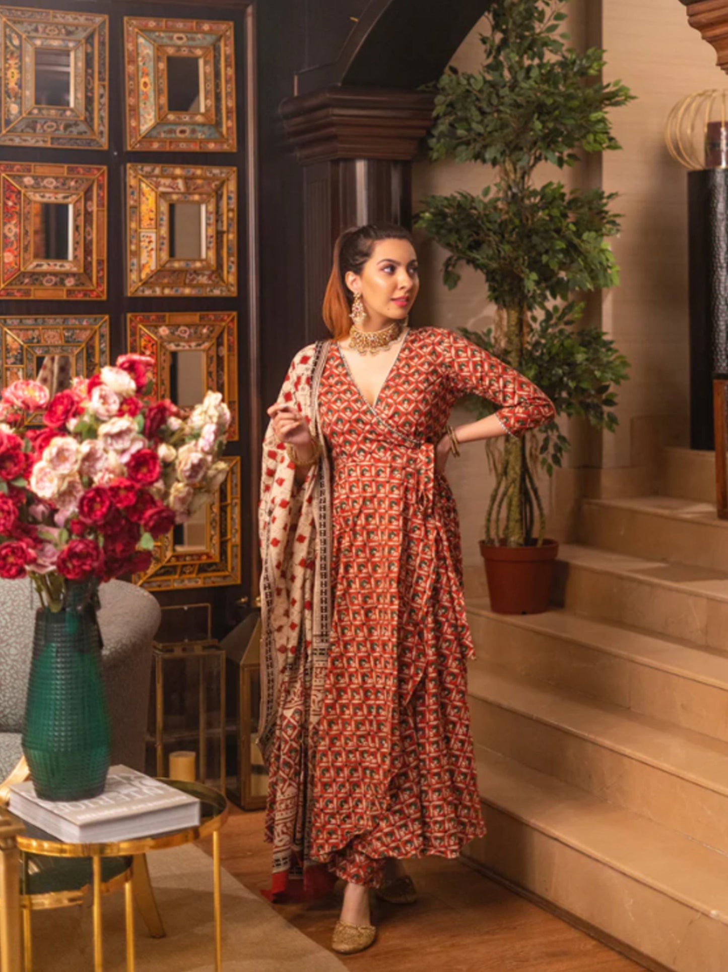 Bagru Bliss Handblock Suit